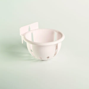 Groot nest met opening en haak voor -10232- wit