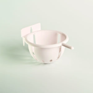 Groot nest met opening en haak voor -10232- met zitstok wit