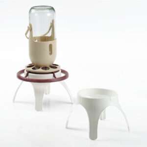 Standaard voor flessenhouder wit