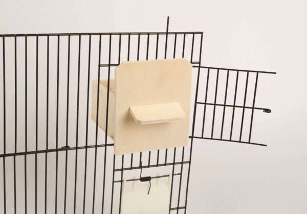 Houten nestbakje open - Afbeelding 2