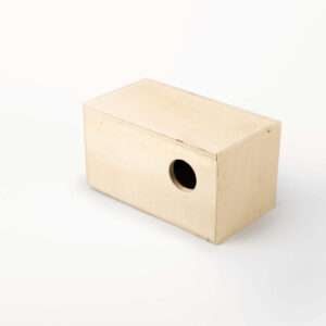 Houten nestkast recht